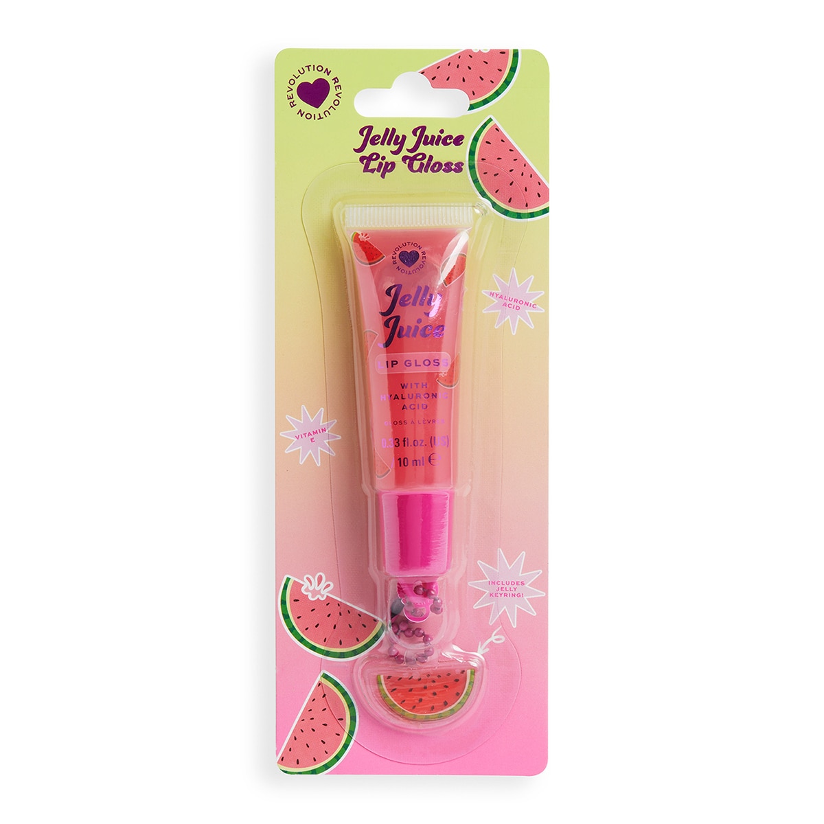  REVOLUTION I HEART REVOLUTION I Heart Revolution Juicy Jelly Lip Gloss Watermelon  1 of 7 