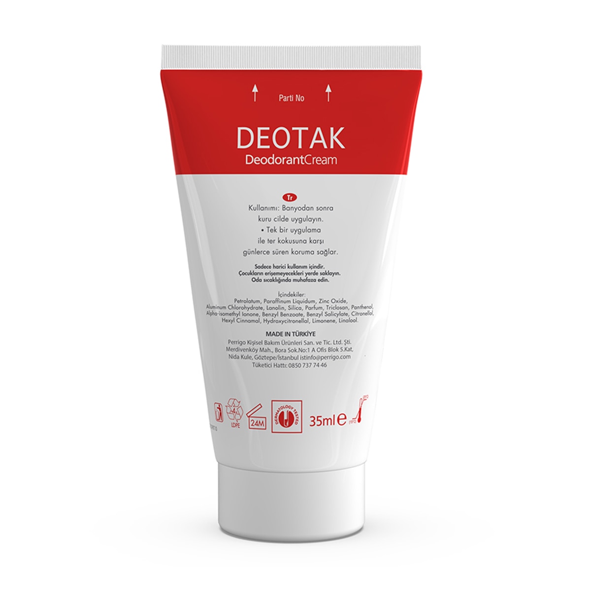 DEOTAK DEOTAK Deotak Classic Krem Deodorant 35 ml  1 of 10 