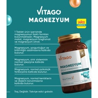 Vitago Magnezyum 3'lü Etki Tablet 30'lu