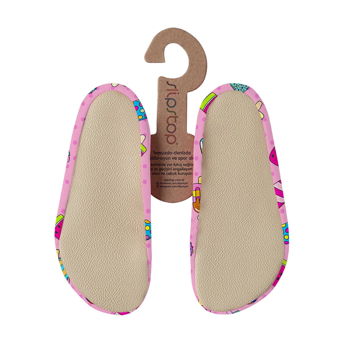  SLIPSTOP SLIPSTOP Slipstop 21-23 Numara Kız Çocuk Kaydırmaz Ayakkabı Frutti̇  1 of 2 