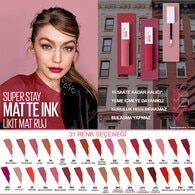 Maybelline New York Super Stay Matte Ink Likit Mat Ruj 510 Charmer