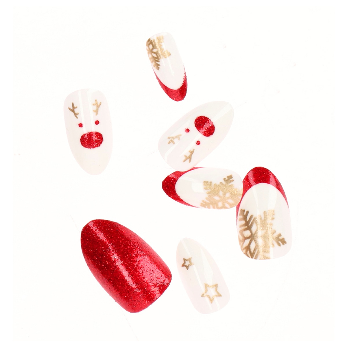  MIINE MIINE Miine New Year Takma Tırnak Deer 24'lü  1 of 2 