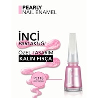  FLORMAR FLORMAR Flormar Pearly Yarı Transparan & Parlak Bitişli Sedefli Oje No: 118 Lilac Dreams  1 of 5 