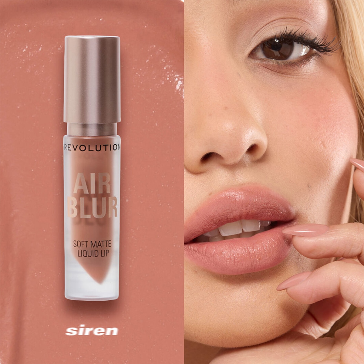  REVOLUTION REVOLUTION Revolution Air Blur Mat Lİkit Ruj Siren  1 of 4 