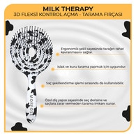  MORFOSE MORFOSE Morfose Milk Therapy Oval Saç Tarağı  1 of 5 