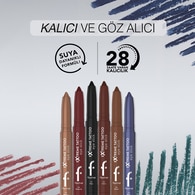 FLORMAR FLORMAR Flormar Extreme Tattoo Yüksek Pigmentli Jel Göz Kalemi No: 003 Cocoa 1 of 8