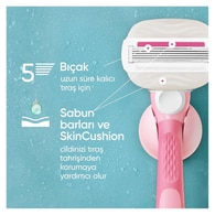 Gillette Venus Comfortglide Sugarberry Kokulu Miami Kadın 5 Bıçaklı Tıraş Makinesi