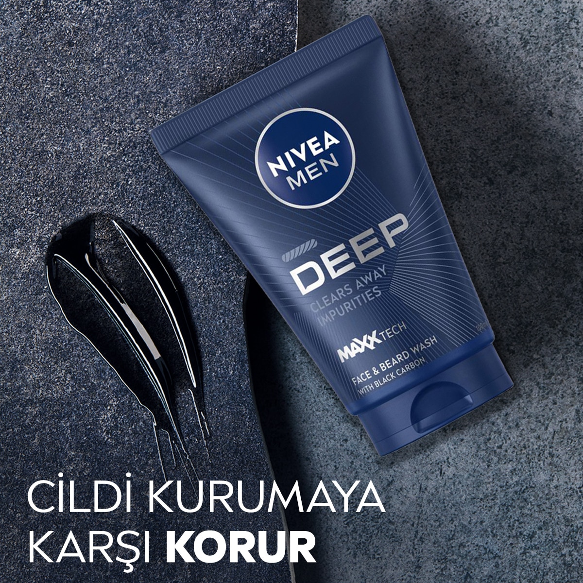  NIVEA FOR MEN NIVEA FOR MEN Nivea Men Deep Dimension Yüz Temizleme Jeli 100 ml  1 of 6 