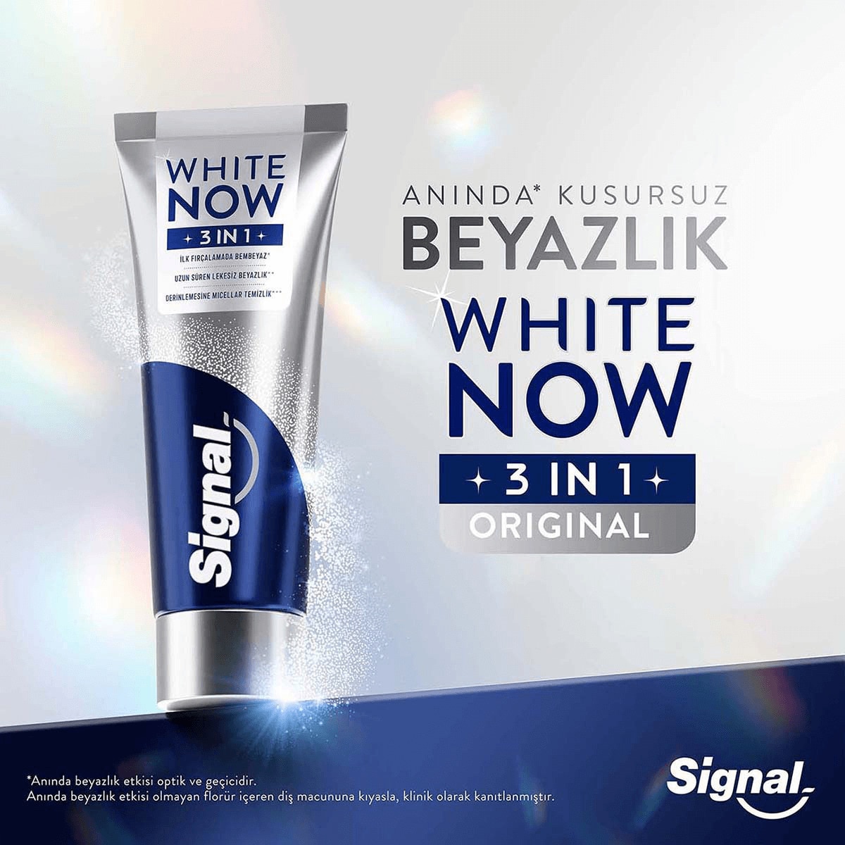  SIGNAL SIGNAL Signal White Now 3in1 Original 75 ml Diş Macunu  1 of 6 