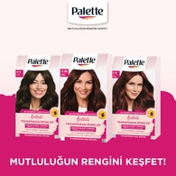PALETTE PALETTE Palette Işıltılı Transparan Renkler Vişne Kahve 5-8 1 of 9