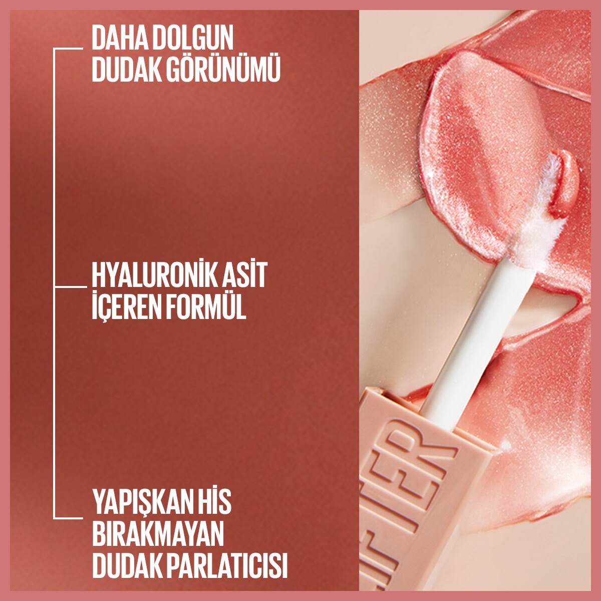  MAYBELLINE MAYBELLINE Maybelline New York Lifter Gloss Nemlendirici Dudak Parlatıcısı 009 Topaz  1 of 12 