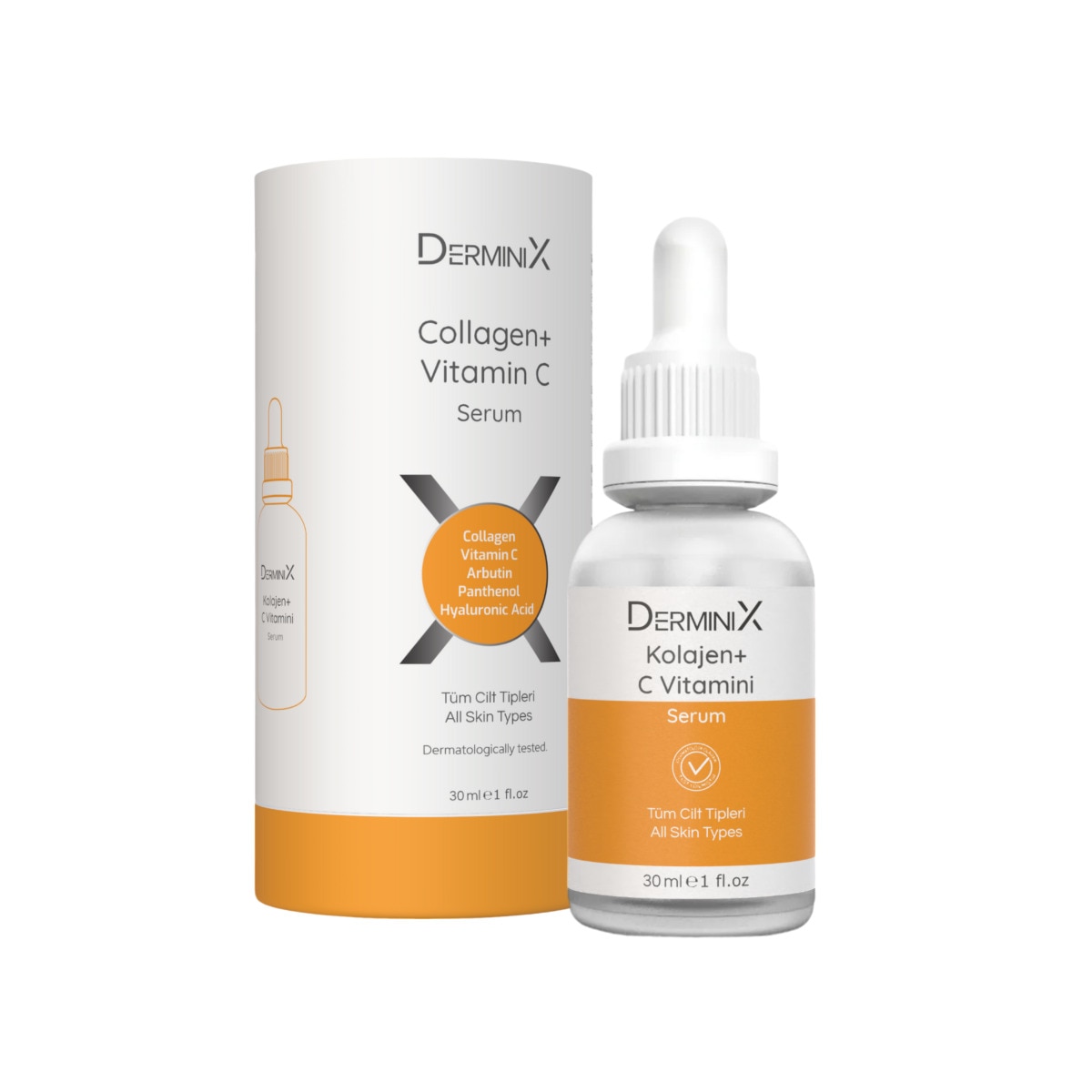  DERMINIX DERMINIX Derminix Cilt Serumu Collagen ve C Vitamini 30 ml  1 of 5 