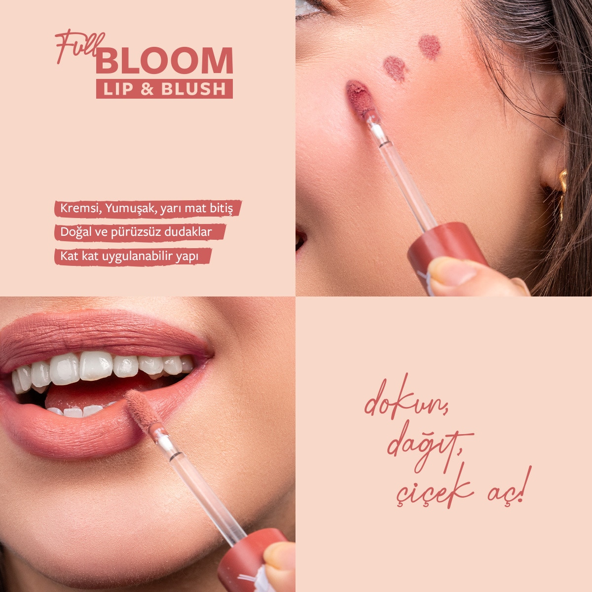  PASTEL PASTEL Pastel Full Bloom Ruj & Allık No: 74 Frosty  1 of 5 