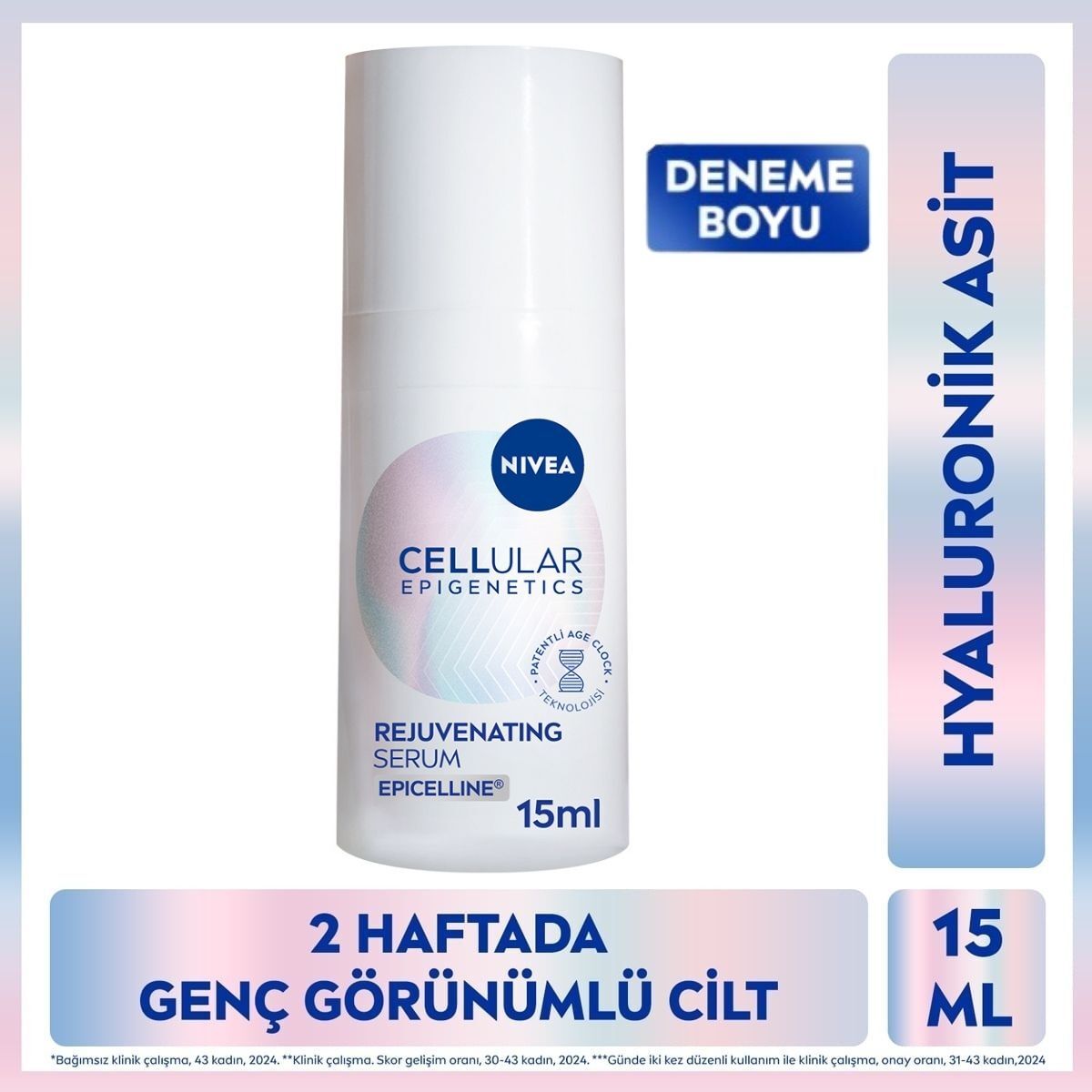  NIVEA VISAGE EXC. NIVEA VISAGE EXC. Nivea Cellular Epigenetics Rejuvenating Yaşlanma Karşıtı Cilt Serumu 15 ml  1 of 6 