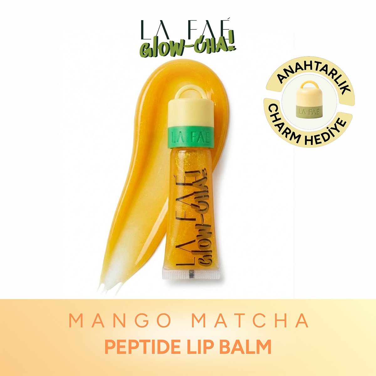 LA FAE LA FAE La Faé Mango Matcha Peptide Lip Balm 1 of 5
