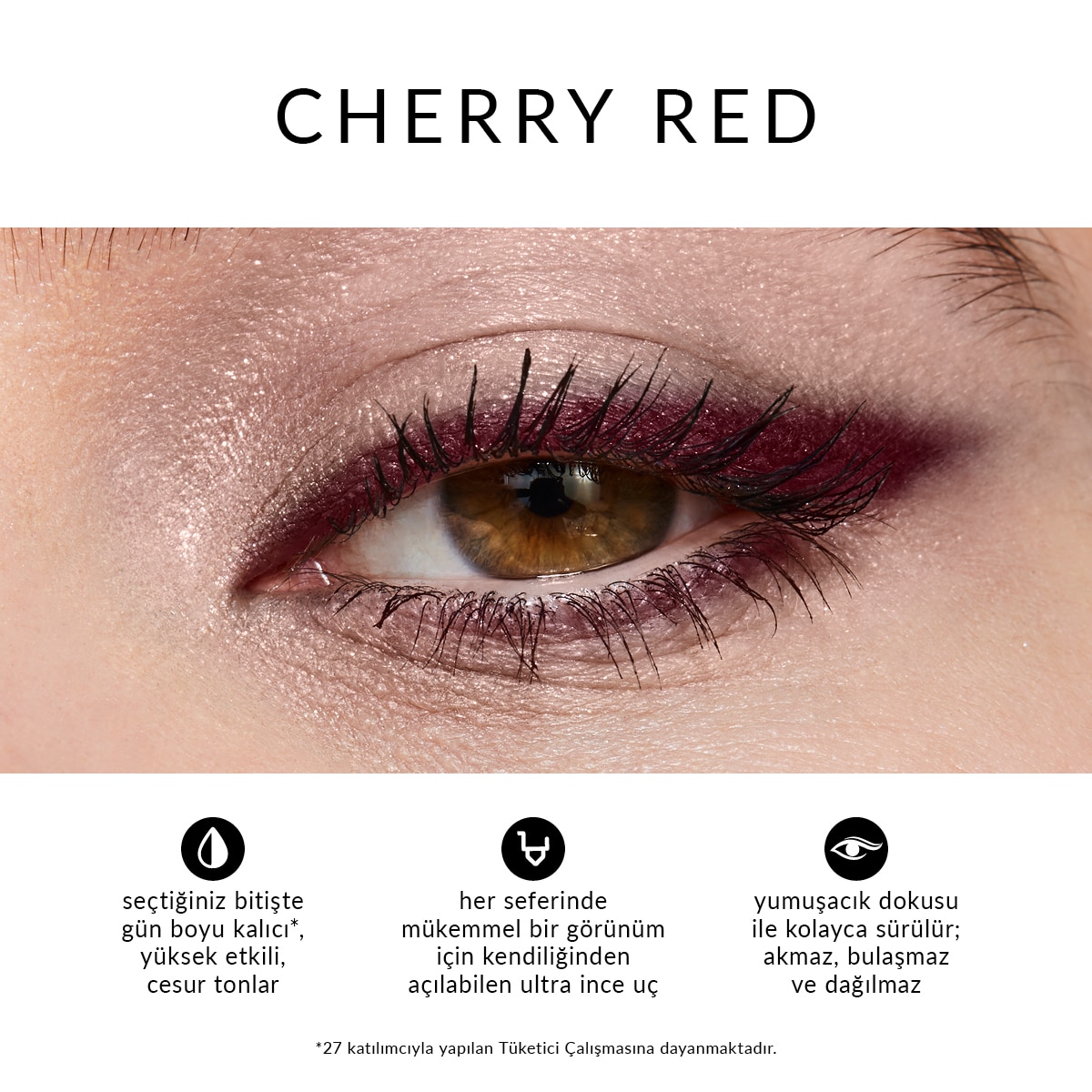  AVON AVON Avon Glimmerstick Asansörlü Göz Kalemi Cherry Red  1 of 4 