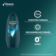 Rexona Üstün Koruma Erkek Roll On Deodorant Active Dry 72 Saat Kesintisiz Koruma 50 ml