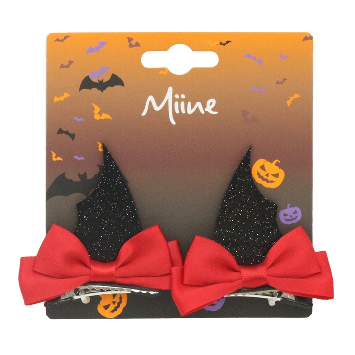 MIINE MIINE Miine Halloween Yarasa Kanadı Saç Tokası 1 of 4
