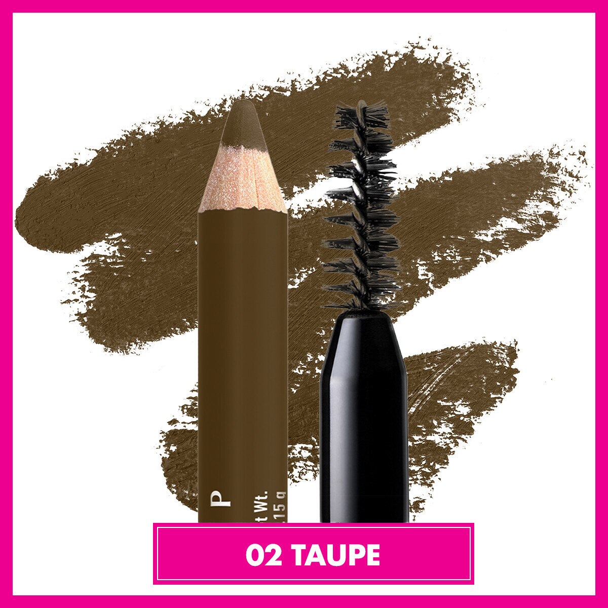  NYX NYX Nyx Professional Makeup Powder Louder Pudralı Kaş Kalemi 02 Taupe  1 of 8 