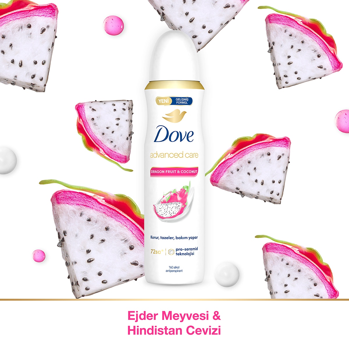  DOVE DOVE EXC. Dove Sprey Deodorant Dragon&Coconut 150 ml  1 of 7 