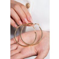  undefined VOLENIA Volenia Gümüş Renk Orta Halka Model Küpe  1 of 4 