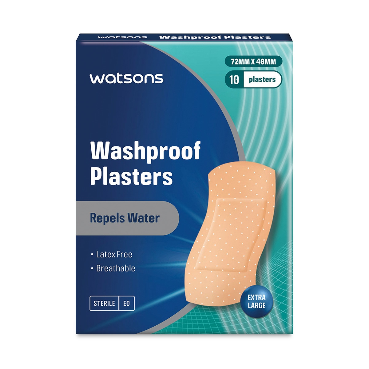 WATSONS WATSONS Watsons Yarabandı Suya Dayanıklı Battal Boy 10 Adet 1 of 4