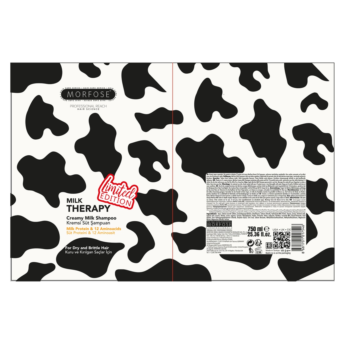  MORFOSE EXC. MORFOSE EXC. Morfose Şampuan Milk Therapy 750 ml  1 of 7 