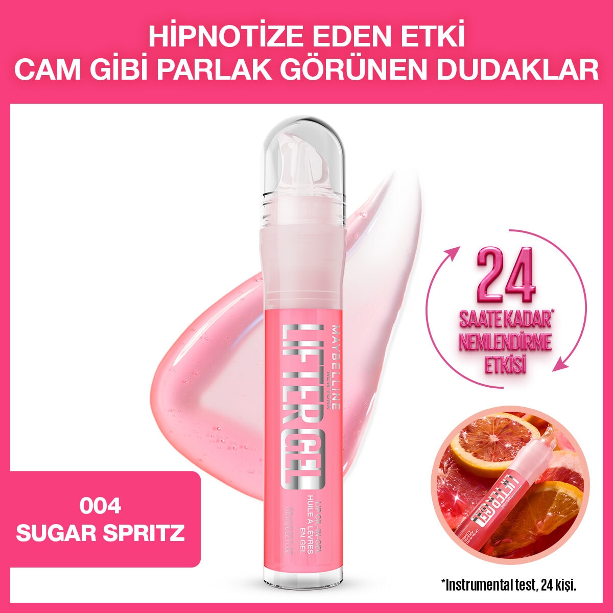 MAYBELLINE MAYBELLINE MAYBELLINE LIFTER JEL DUDAK PARLATICISI 004 1 of 12