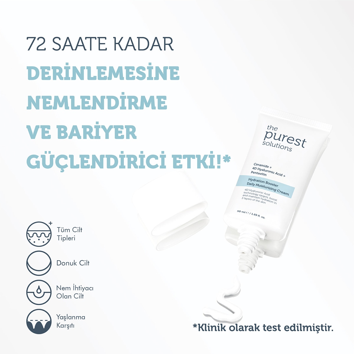 undefined THE PUREST SOLUTIONS The Purest Solutions Günlük Nemlendirici Bakım Kremi 50 ml 1 of 6