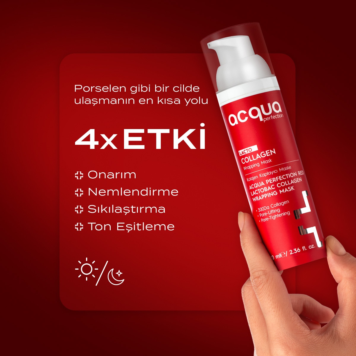  Acqua Perfection ACQUA PERFECTION Acqua Perfection Collagen Wrapping Mask Kolajen Soyulabilen Cilt Bakım Maskesi 70 ml  1 of 6 