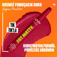 NYX NYX Nyx Professional Makeup Fat Matte Slick Click Mat Dudak Balmı 17 1 of 8