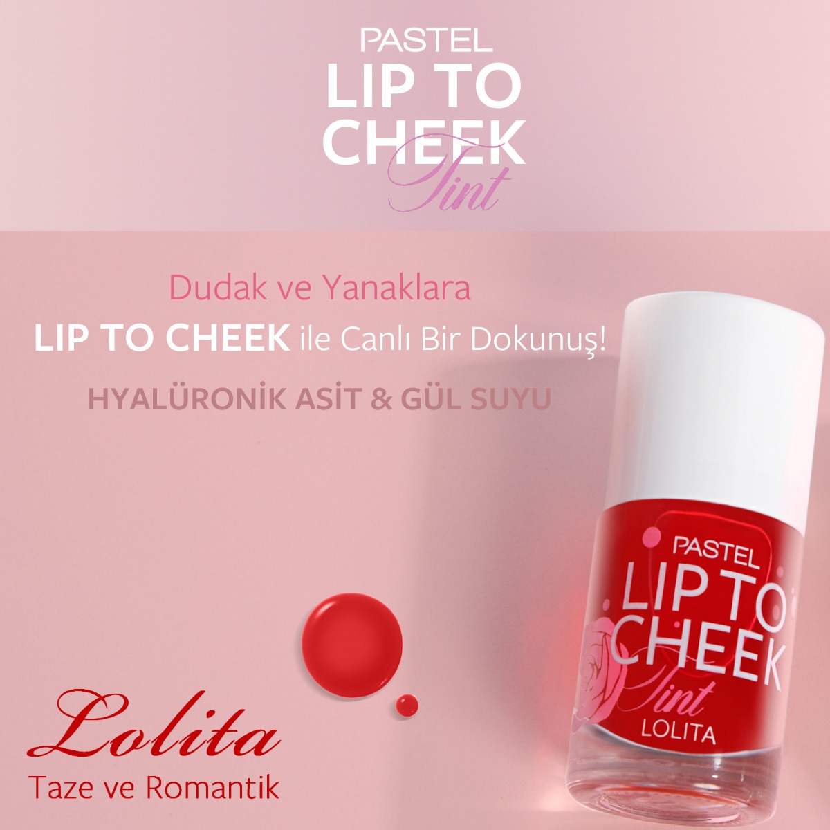  PASTEL PASTEL Pastel Lip To Cheek Tint 02 Lolita  1 of 7 