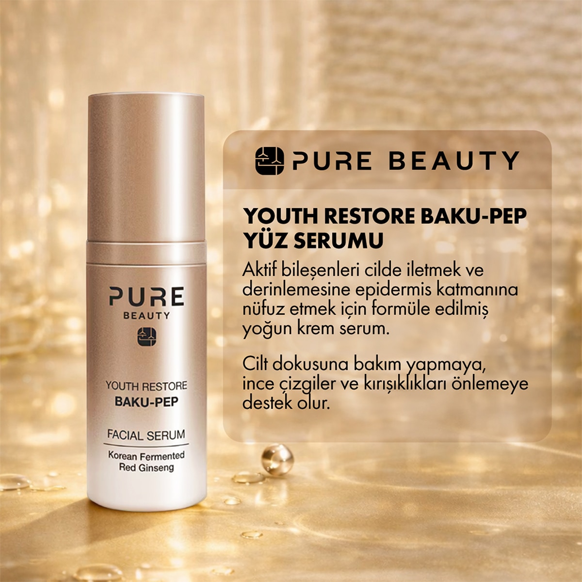  PURE BEAUTY PURE BEAUTY Pure Beauty Youth Restore Facial Serum 30 ml  1 of 6 