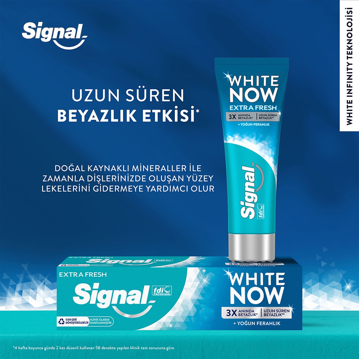 SIGNAL SIGNAL Signal White Now Extra Fresh Anında Beyazlatıcı 75 ml 1 of 7