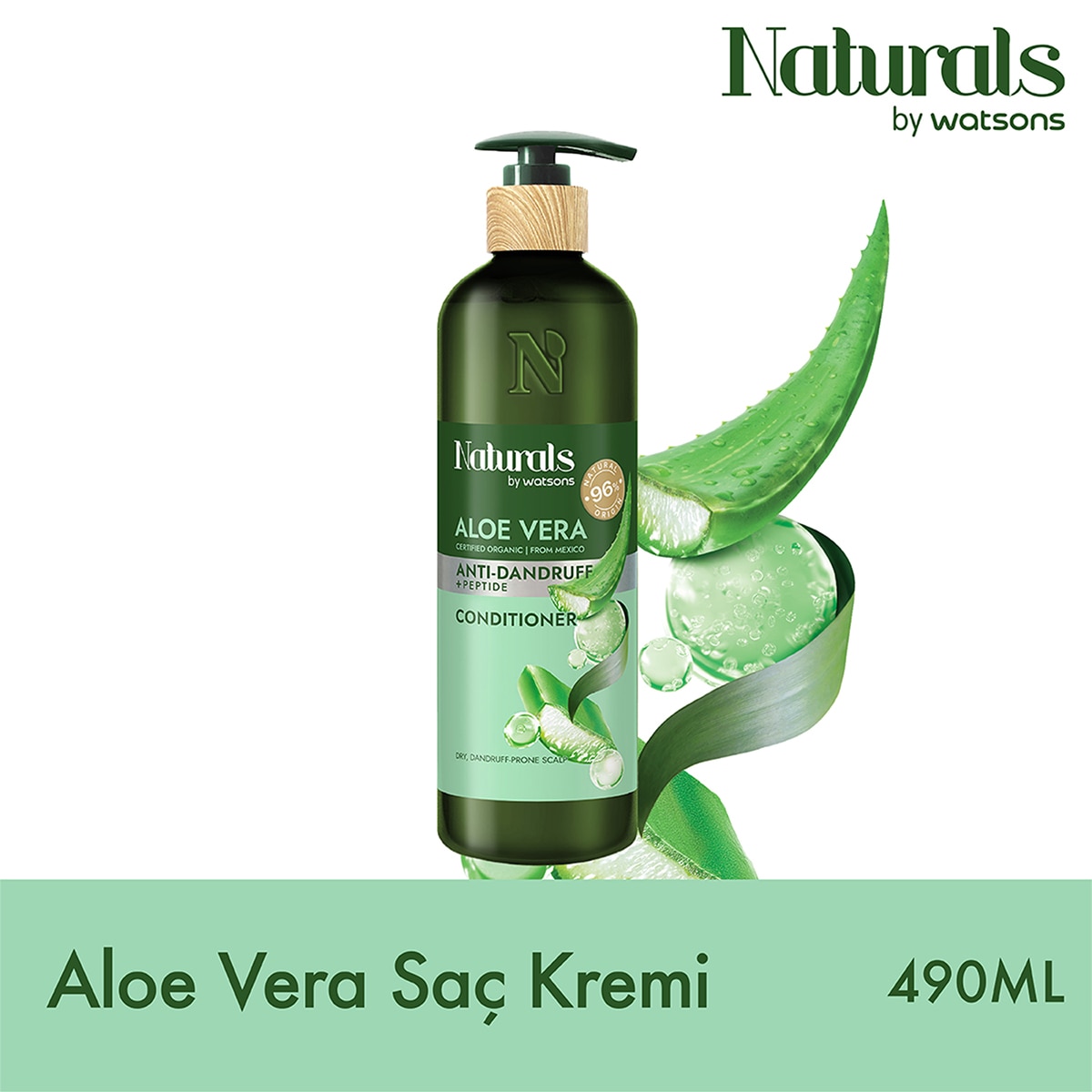 NATURALS BY WATSONS NATURALS BY WATSONS Naturals By Watsons Aloe Vera Saç Kremi 490 ml 1 of 3