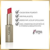  NOTE NOTE Note Lipstick Aura Silk Ruj No: 12  1 of 5 