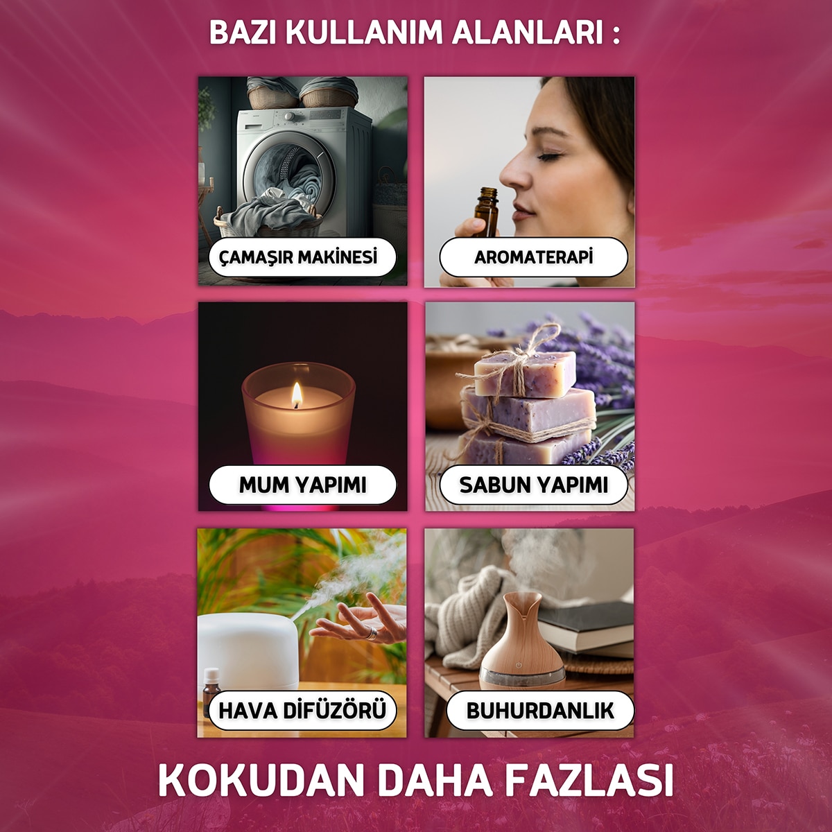  AURAN AURAN Auran Uçucu Koku Yağ Japon Kiraz Çiçeği 10 ml  1 of 4 