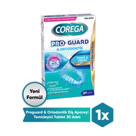  COREGA COREGA Corega Proguard & Ortodontik Protez Temizleyici Tablet 30’lu  1 of 8 