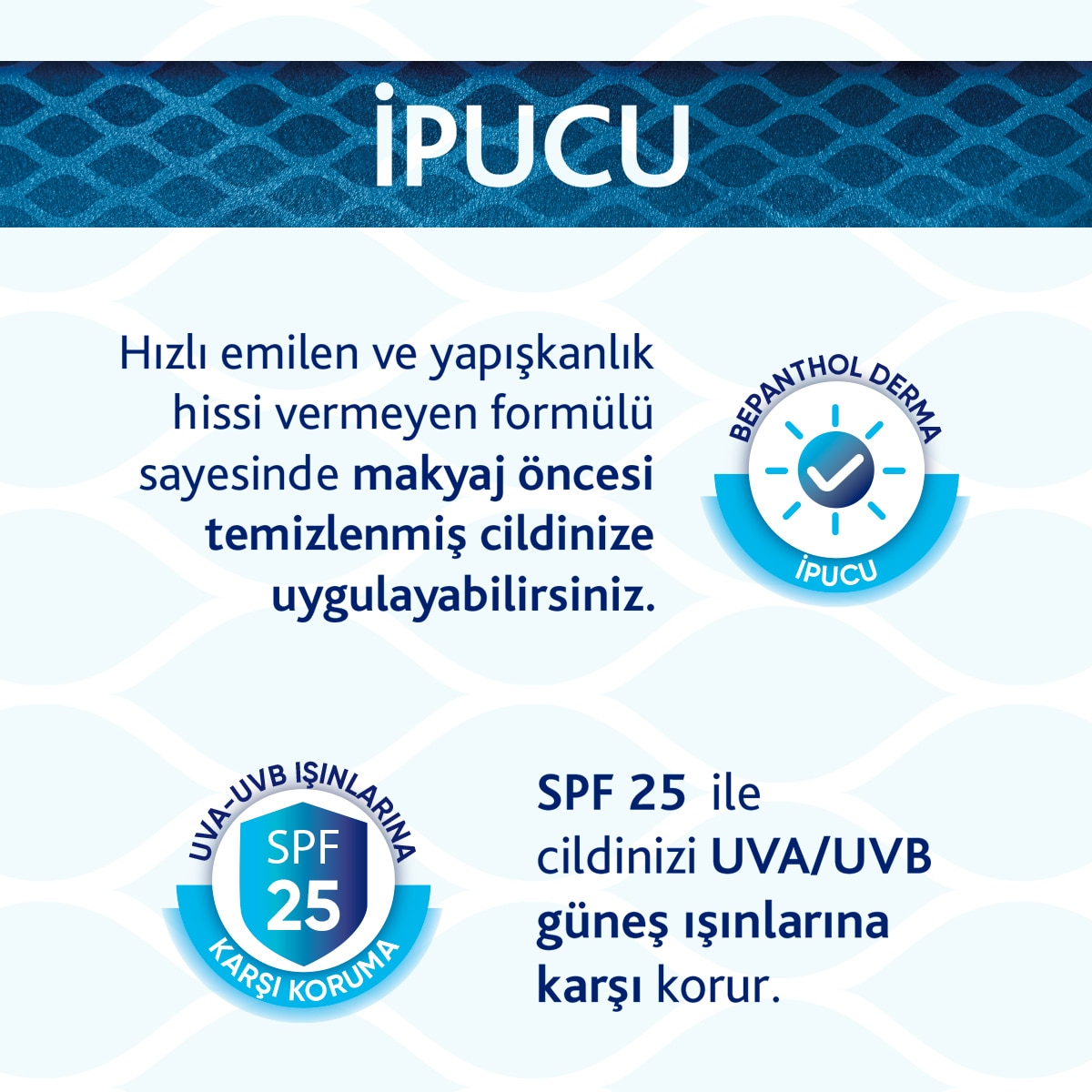  BEPANTHOL BEPANTHOL Bepanthol Derma Yüz Bakım Kremi Nemlendirici ve Besleyici Spf 25 50 ml  1 of 9 