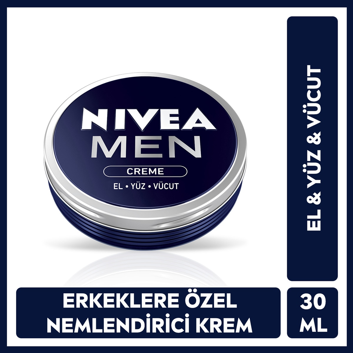  NIVEA FOR MEN NIVEA FOR MEN Nivea Men Erkekler İçin Krem 30 ml  1 of 6 