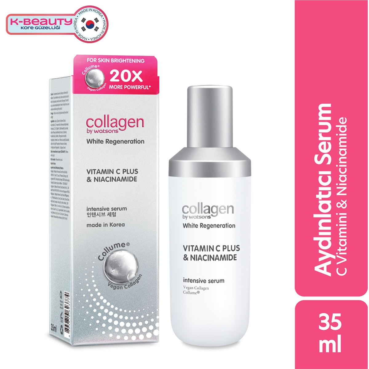 COLLAGEN BY WATSONS COLLAGEN BY WATSONS Collagen By Watsons White Regeneration Yoğun Serum 35 ml 1 of 3