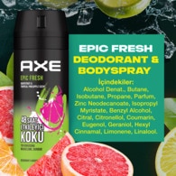 Axe Erkek Deodorant & Bodyspray Epic Fresh 48 Saat Etkileyici Koku 150 ml