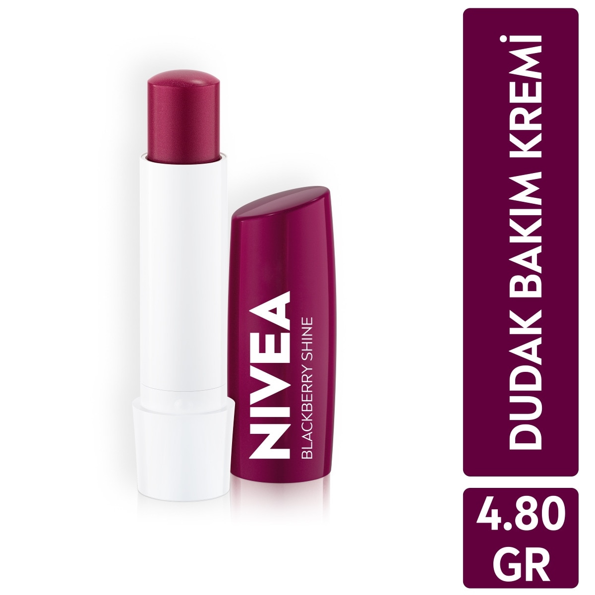 NIVEA LIP CARE NIVEA LIP CARE Nivea Böğürtlen Dudak Bakım Kremi ve Parlatıcısı 4,8 g 1 of 1 Nivea Böğürtlen Dudak Bakım Kremi ve Parlatıcısı 4,8 g