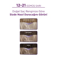Palette Naturel Göz Alıcı Renkler Saç Boyası 12-21 Gümüş Sarı