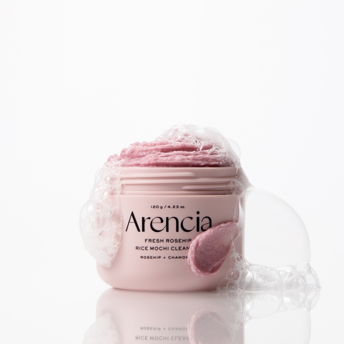 ARENCIA ARENCIA ARENCIA FRESH ROSEHIP RICE MOCHI CLEANSER 120G 1 of 3