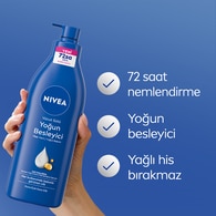 Nivea Besleyici Vücut Sütü 400 ml Kuru ve Çok Kuru Ciltler 48 Saat Nemlendirici E Vitamini ve Badem Yağı