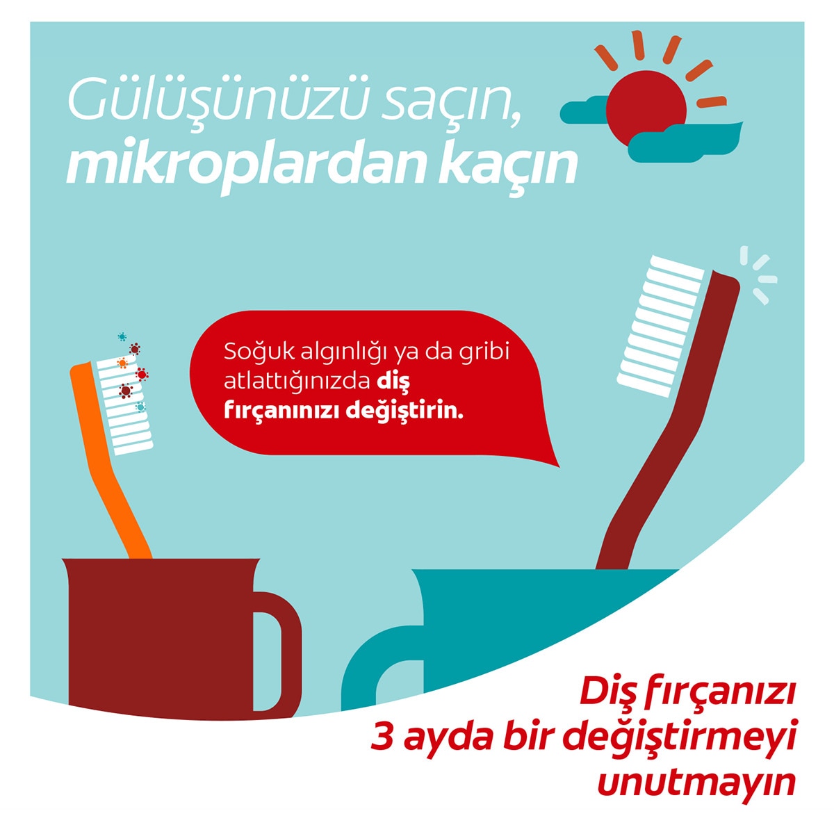 COLGATE COLGATE Colgate Extra Clean Dil Temizleyicili Diş Fırçası Orta 1+1 1 of 5