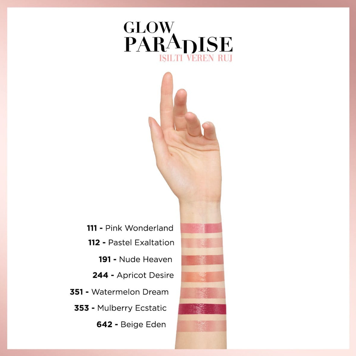 LOREAL PARIS LOREAL PARIS L'Oreal Paris Color Riche Shine Ruj No: 112 Only in Paris 1 of 5