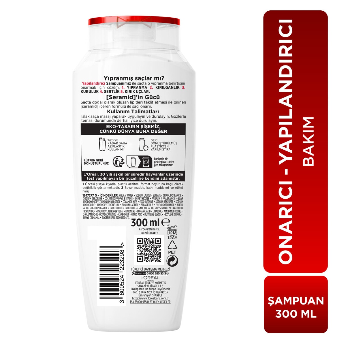  ELSEVE ELSEVE Elseve Şampuan Komple Onarıcı Yapılandırıcı 300 ml  1 of 7 