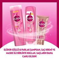 Elidor Superblend Sıvı Saç Bakım Kremi Güçlü Ve Parlak E Vitamini Makademya Yağı Kolajen 200 ml